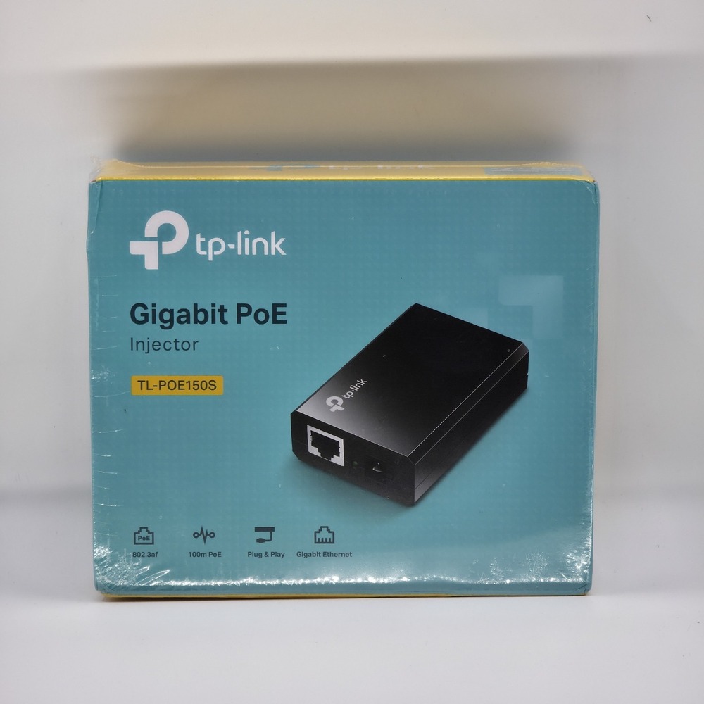 TP-Link TL-POE150S Gigabit POE Injector 802.3af New Sealed